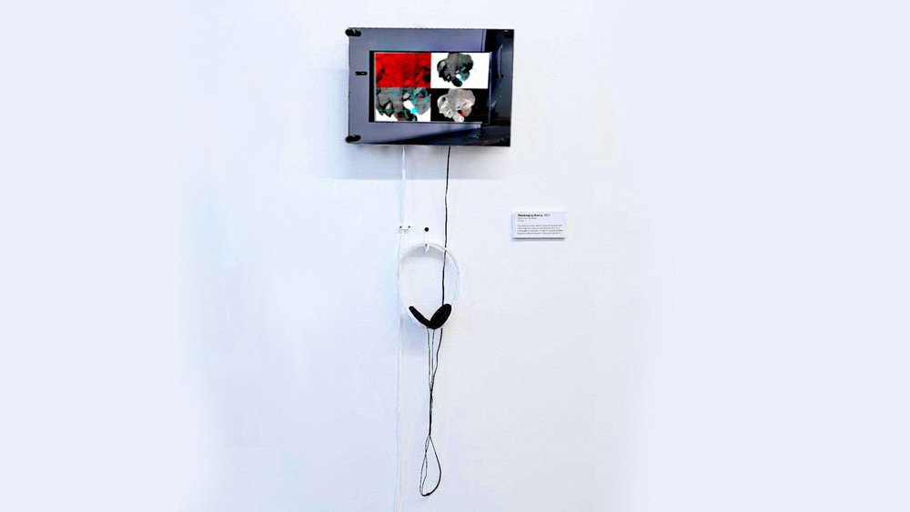 _NS Digital Frame with headphones